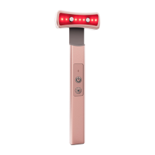Thérapie par la lumière rouge pour le visage appareil de (rose)