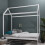 Noa and Nani Jansen Scandinavian Single Bed Frame in White 13