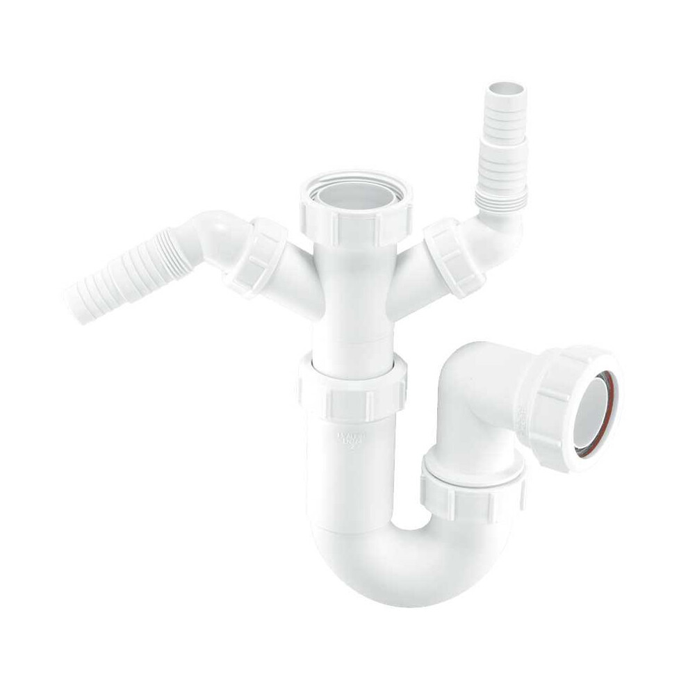 WM11 McAlpine double appliance trap with 75mm seal