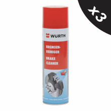 Brake Cleaner Spray Aerosol Professional Parts Degreaser 3x500ml
