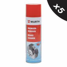 Brake Cleaner Spray Aerosol Professional Parts Degreaser  5x500ml