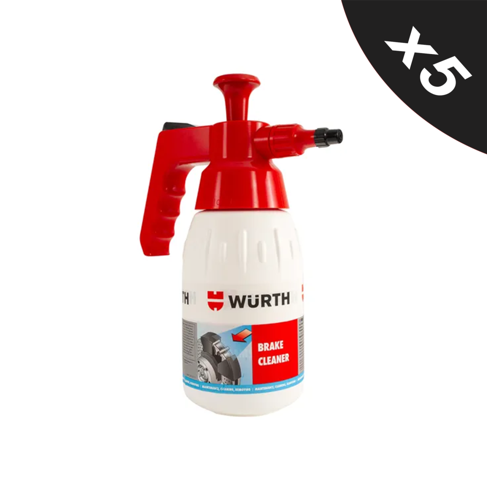 5x Wurth Brake Cleaner Pump - 1Ltr Bottle - Adjustable Dispenser-image-OPC-PFGXMS9-NEW