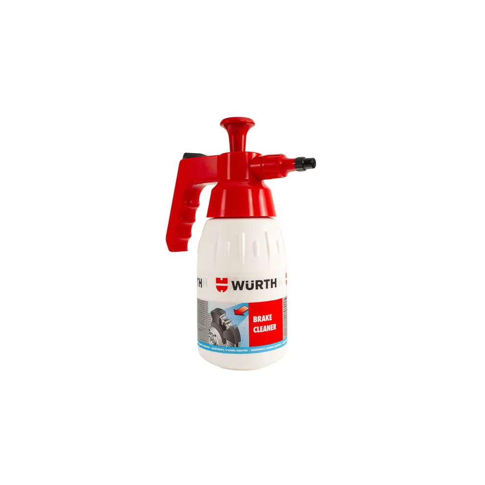 Wurth Brake Cleaner Pump - 1Ltr Bottle - Adjustable Dispenser 4046777437065