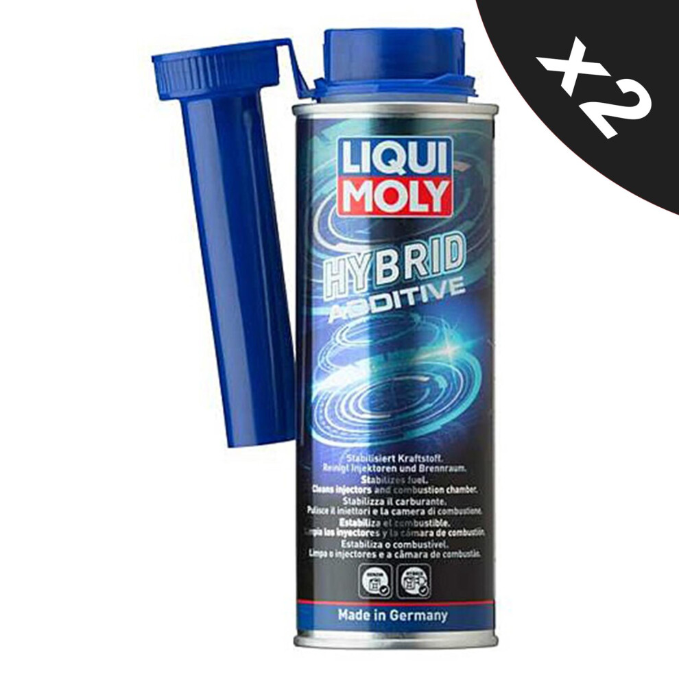 Hybrid Engine Additive Petrol Fuel System Cleaner 250ml Liqui Moly x2