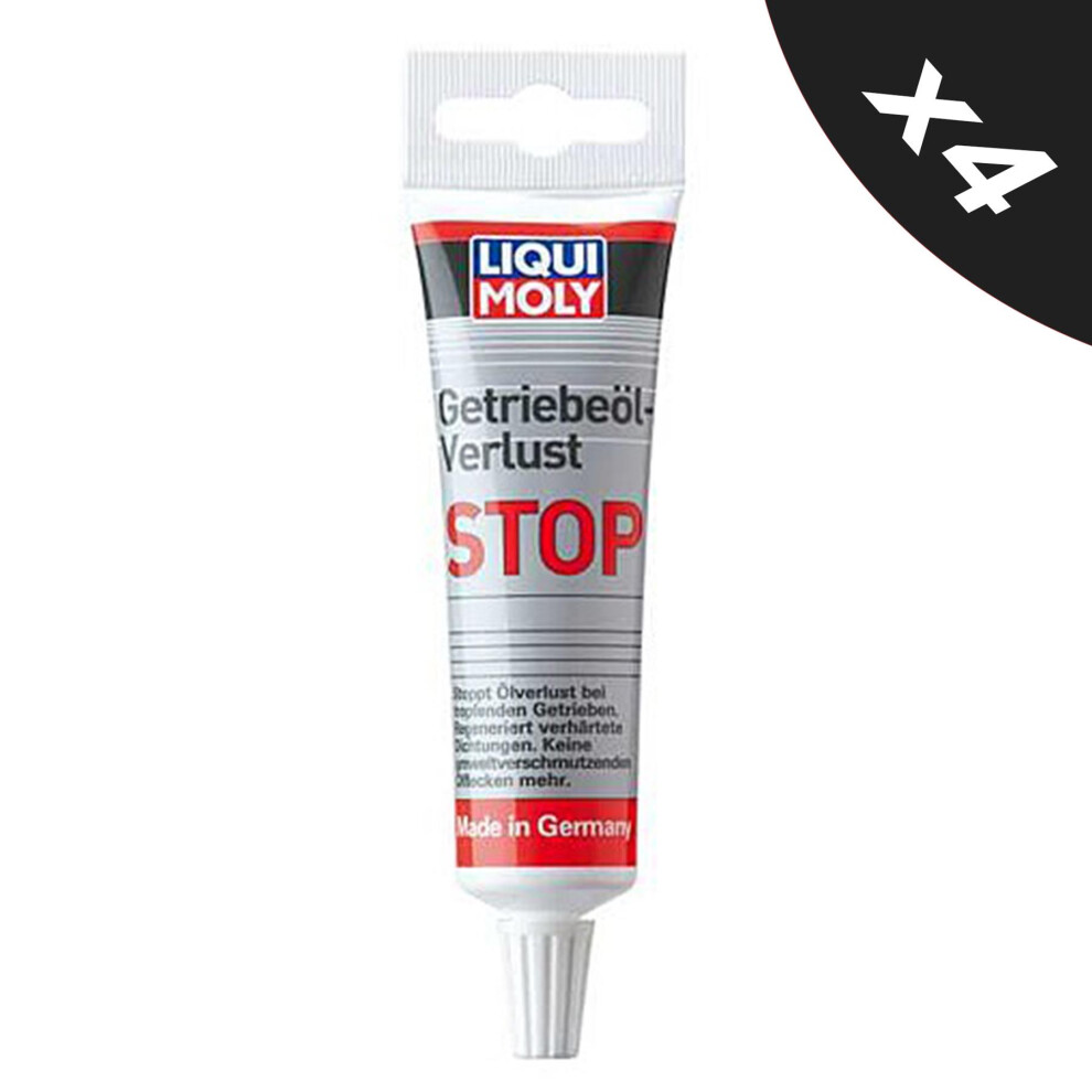 Liqui Moly Gear Oil Treatment Oil Leak Stop 50mL MOT Seal Rubber x4