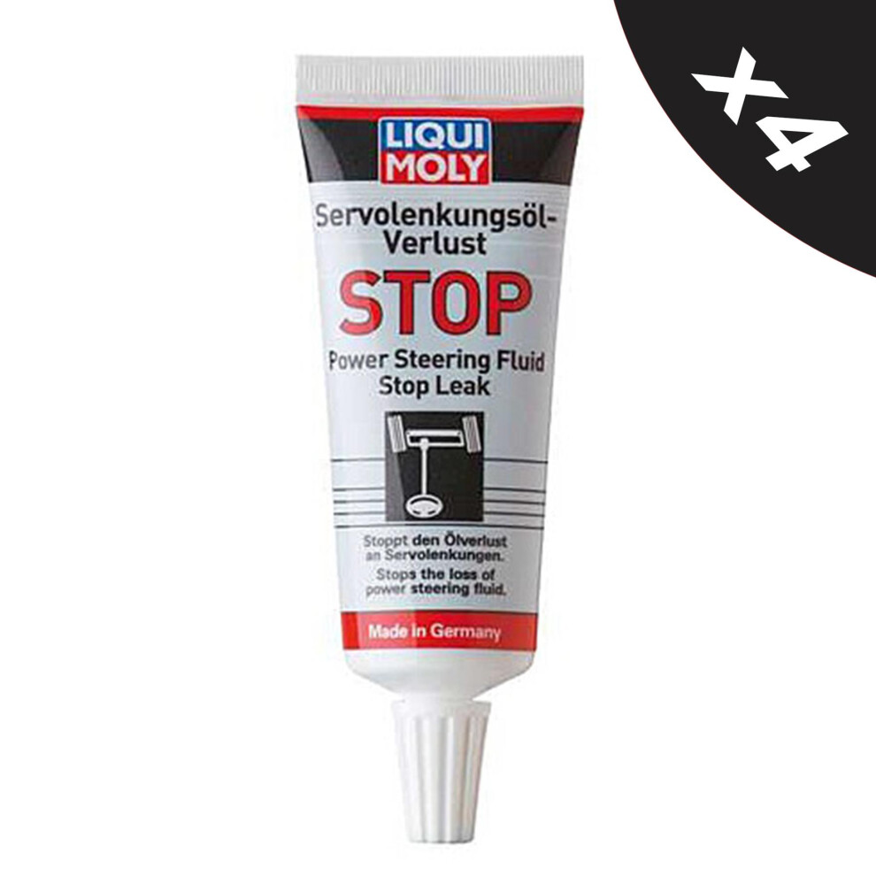 4x Liqui Moly Power Steering Stop Leak Treatment 35ml Rack Box Fluid Seal