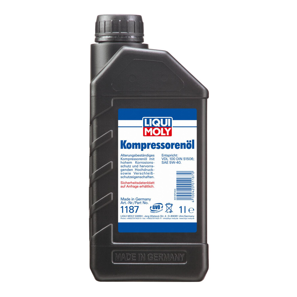 Liqui Moly Universal Air Compressor Oil All Season Low Friction Oil 1L