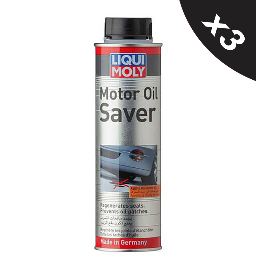 Liqui Moly Motor Oil Saver Treatment Stop Smoke Rubber Seal  3x300ml