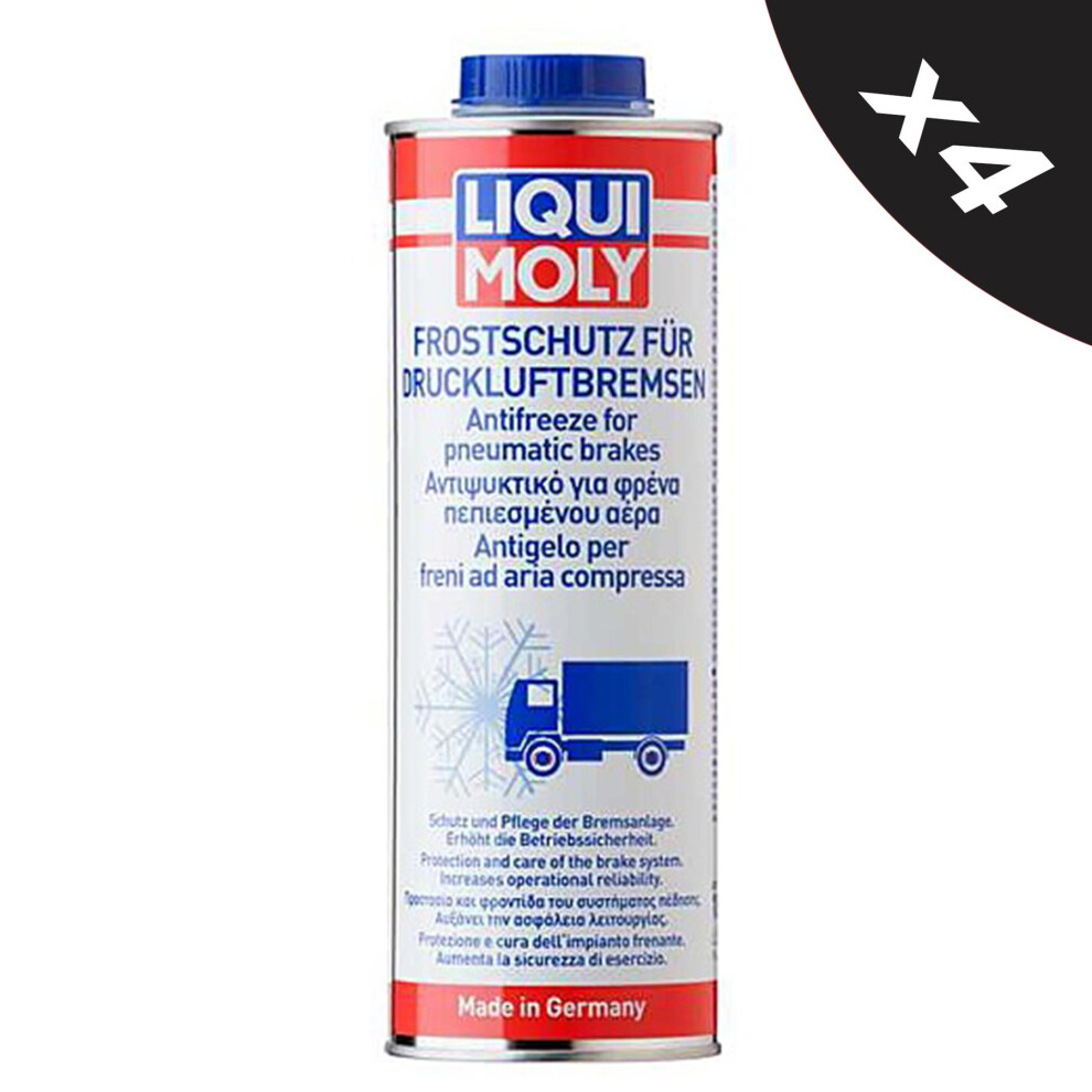 Liqui Moly Air Brake Antifreeze Ice Free Pneumatic Brakes Antifreeze  4x1L