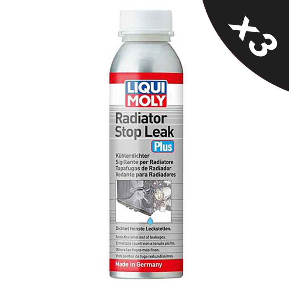 Liqui Moly Radiator Stop Leak Repairs & Stops Leak Car Cooling System 3x250ml