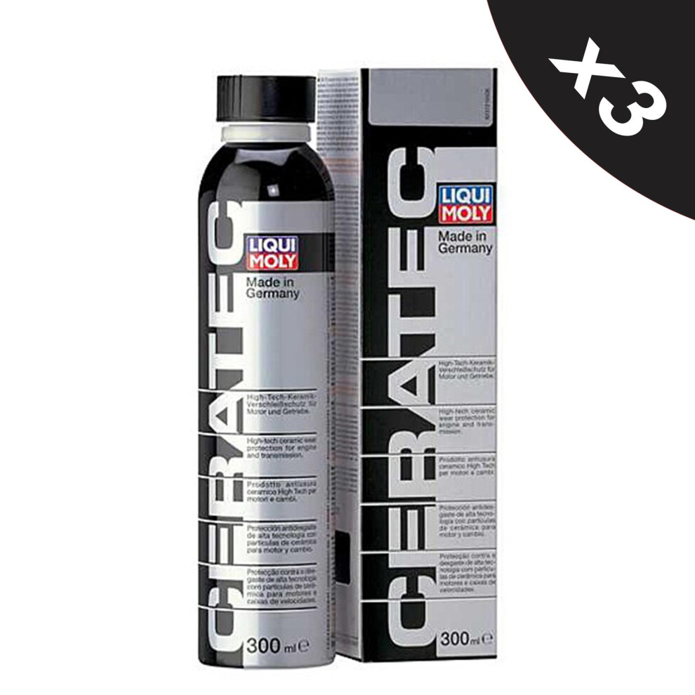 Liqui Moly Cera Tec CERATEC Ceramic Engine Protection Wear Oil Additive 3x300ml