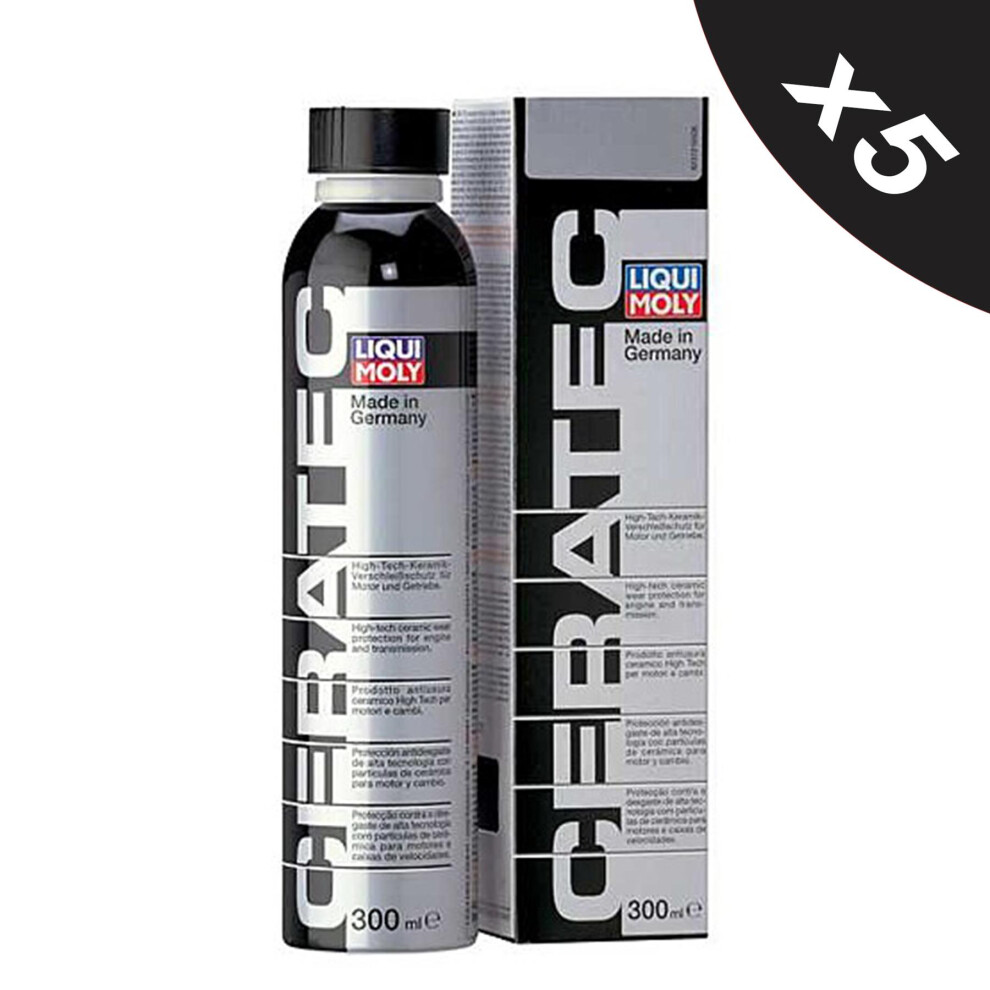 Photos - Car Additive / Fluid Liqui Moly Cera Tec CERATEC Ceramic Engine Protection Wear Oil Additive 5x300ml LM-3721x5