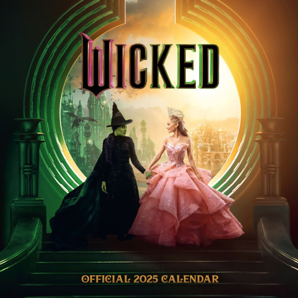 2025 Calendar Wicked Movie Month View Square Calendar Official Product