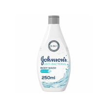 Johnson's Anti-Bacterial Body Wash Sea Salts 250ml |Germ-Removal Technology with Moisturizer |Gentle Cleanser |Nourish Skin