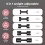 (Pink) Centra Pair Adjustable Dumbbells 2.8kg-10kg Gym 2