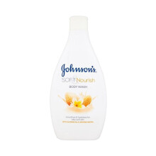 Johnson's Soft & Nourish Body Wash 400ml |Smoothes & Hydrates For Silky Soft Skin |Almond Oil & Jasmine Aroma |Shower Gel |Unisex