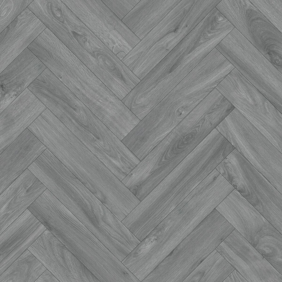 (5M(16'4") X 4M(13'1")-20Mâ², Anchor Herringbone) Durable Anti-Slip Vinyl Flooring For Kitchen, Bathroom, And Dining Room 9509985475755