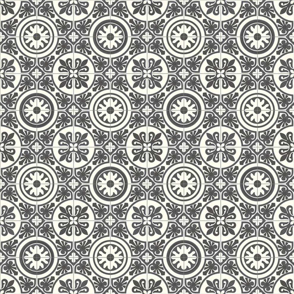 (6M(19'8") X 3M(9'9")-18Mâ², Celtic Motif) Durable Anti-Slip Vinyl Flooring For Kitchen, Bathroom, And Dining Room 9508353616769