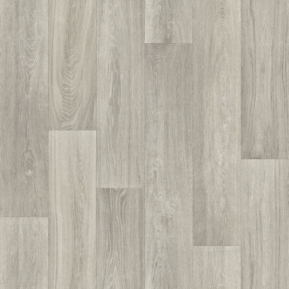 (1M(3'3") X 3M(9'9")-3Mâ², Cloudy Oak) 1.9Mm Thick Vinyl Flooring For Kitchen, Bathroom, And Living Room 9509746625689