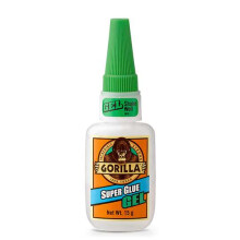 GORILLA SUPER GLUE GEL 15G IMPACT TOUGH FAST 10 SEC. ADHESIVE BOND BULK BOX BONDS: METAL, WOOD, CERAMICS, LEATHER, PAPER, RUBBER, PLASTICS ETC.