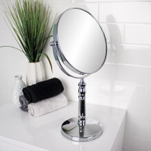 Rho Vanity Table Mirror Reversible 5x Magnification Adjustable Swivel