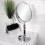 Rho Vanity Table Mirror Reversible 5x Magnification Adjustable Swivel 1