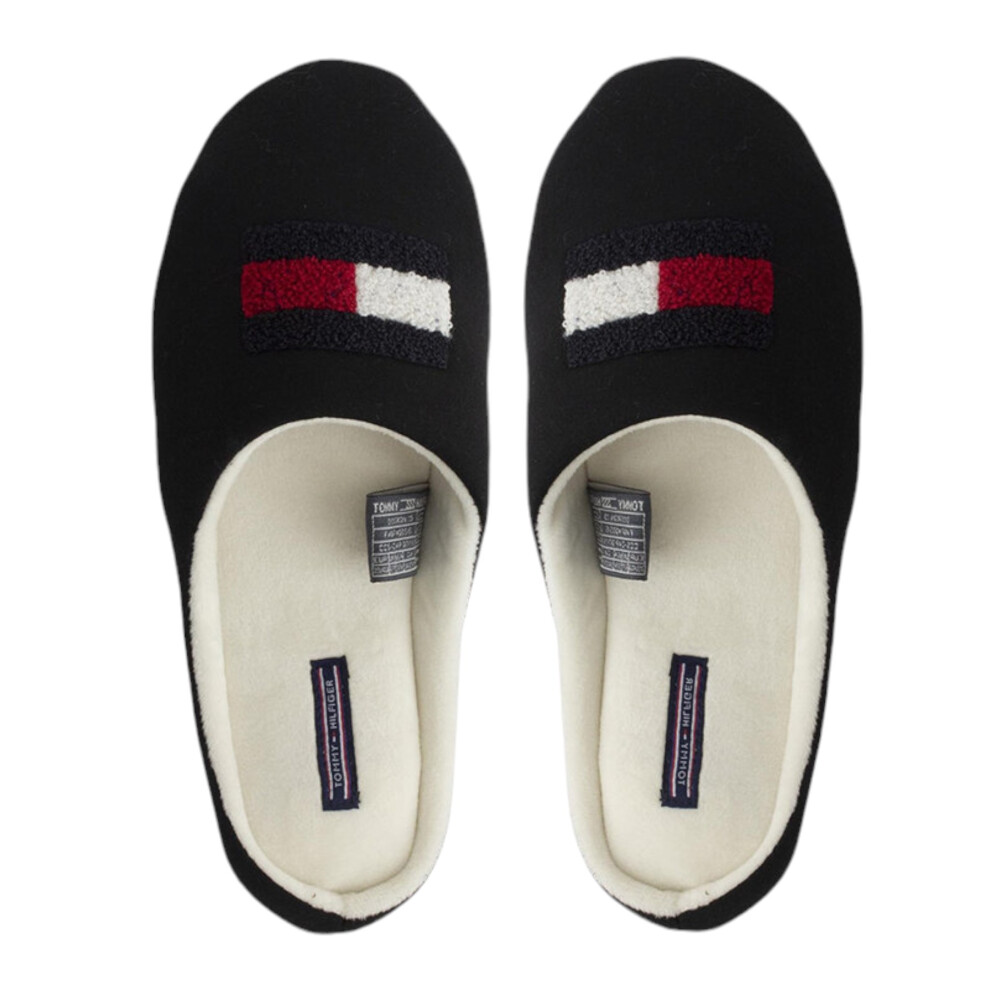 (Black, UK 6-7 ) TOMMY HILFIGER Womens Indoor Slippers Casual Sandal