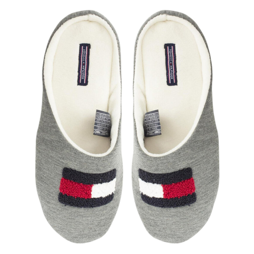 (Grey, UK 4-5 ) TOMMY HILFIGER Womens Indoor Slippers Casual Sandal