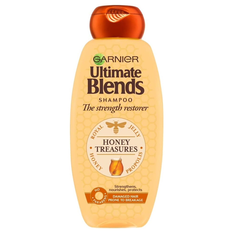 Garnier Ultimate Blends Honey Treasures Strengthening Shampoo 360ml