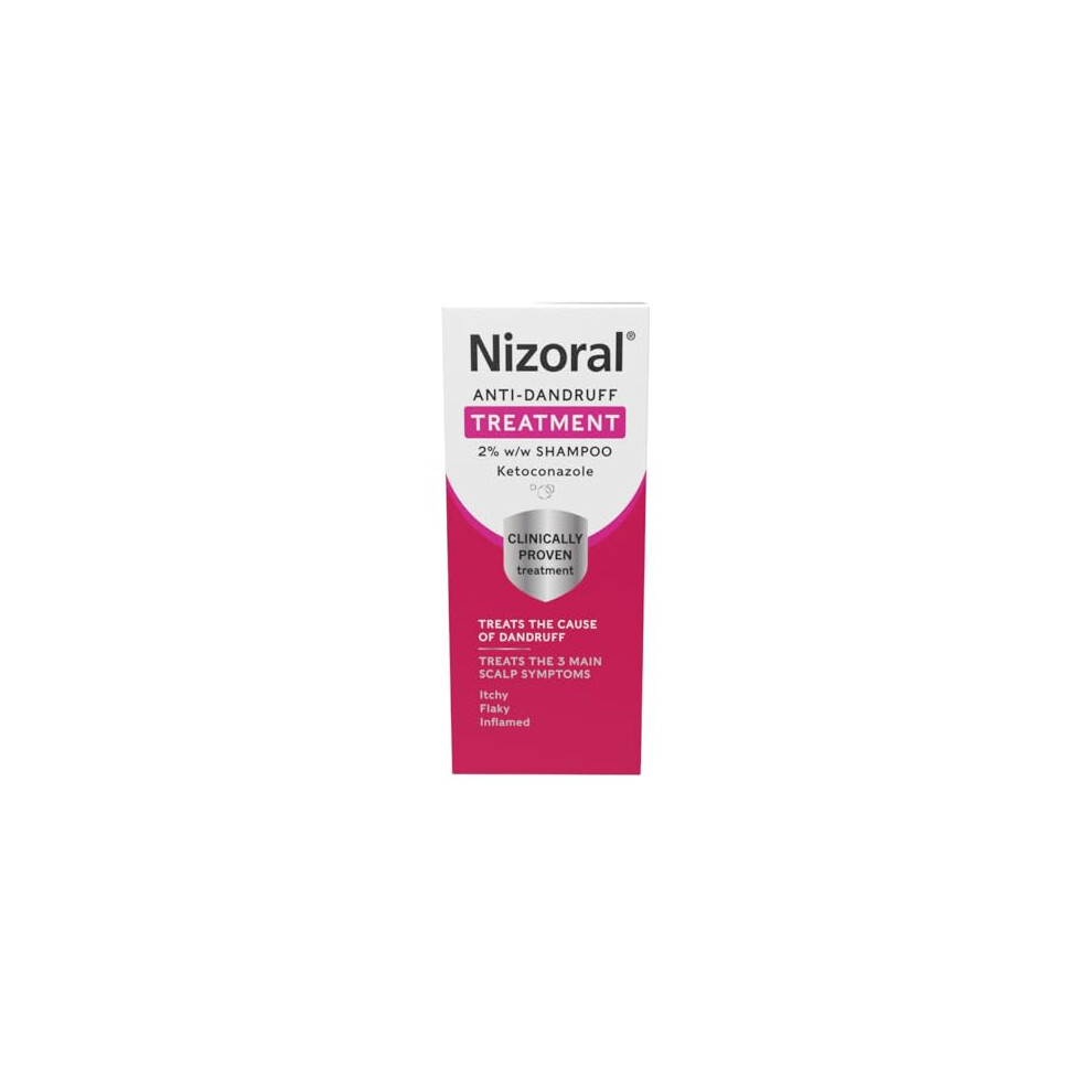 Nizoral Anti-Dandruff Treatment 60ml | Clinically Proven to Treat Dandruff | Treats Itchy 60ml