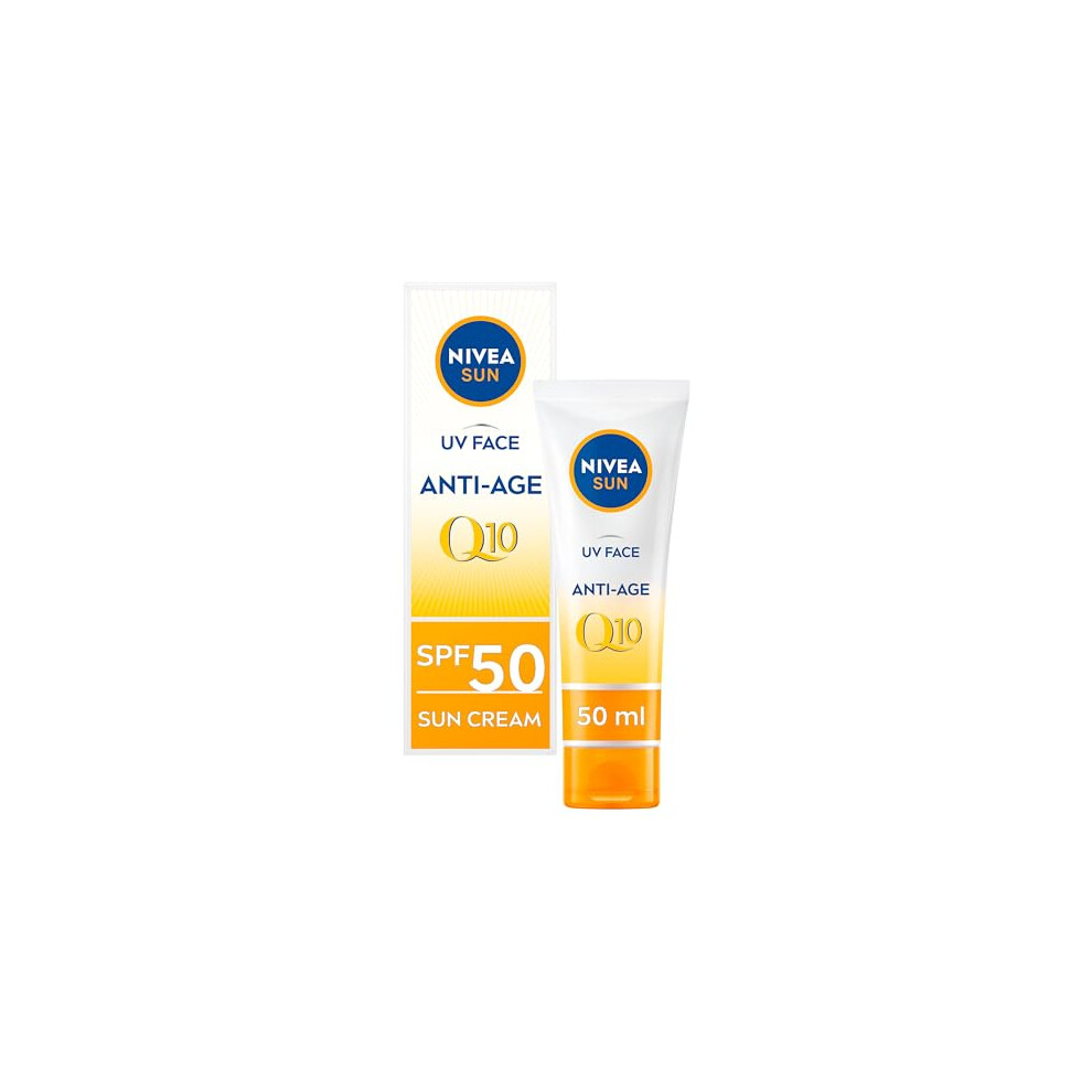 Nivea Cream Sun Uv Face Anti-Age Spf 50 (50Ml) 50Ml