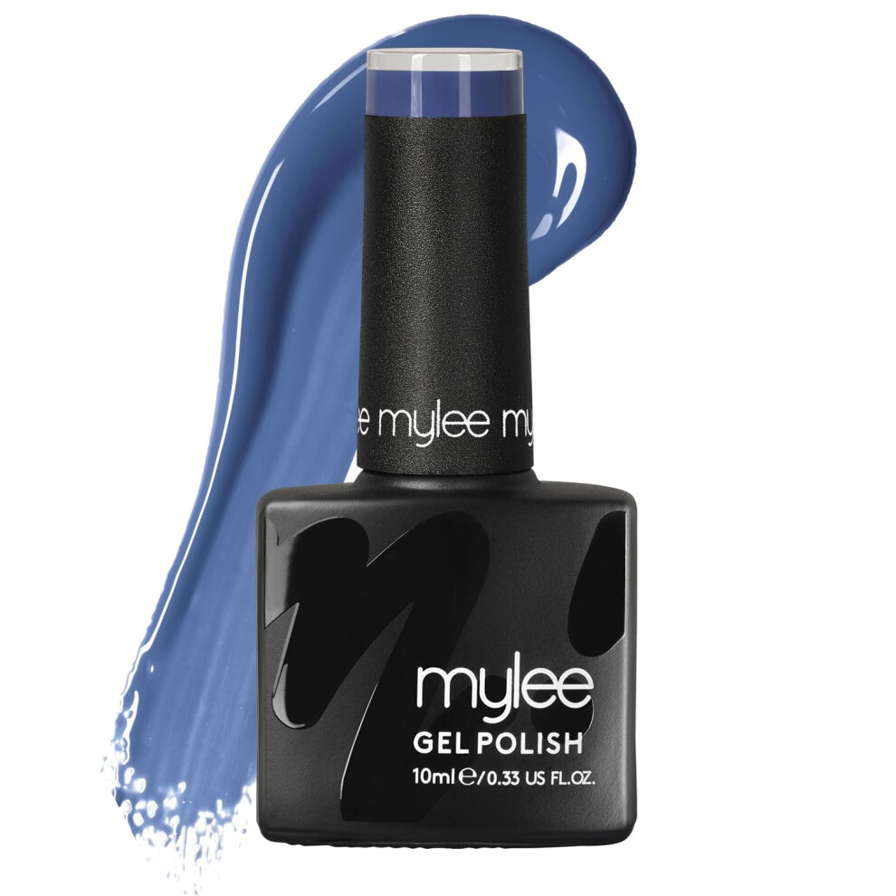 Mylee Gel Nail Polish 10ml [Monday Blue] UV/LED Soak-Off Nail Art Manicure Pedicure for Professional 10ml Blue