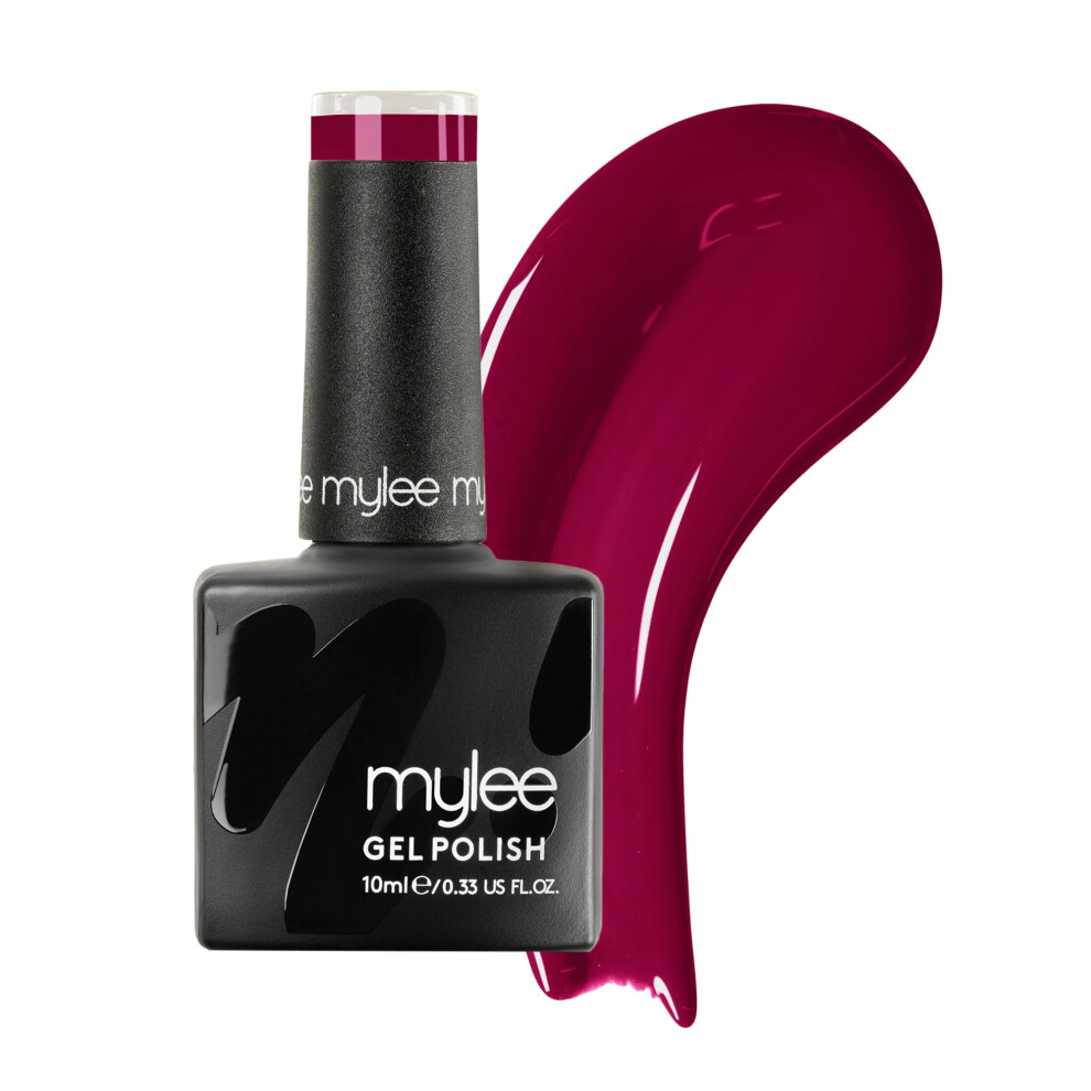 Mylee Gel Nail Polish 10ml [Raspberry] UV/LED Soak-Off Nail Art Manicure Pedicure for Professional 10ml Red