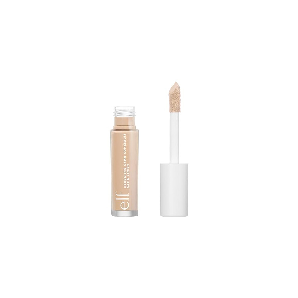 e.l.f. Hydrating Camo Concealer Lightweight Full Coverage Long Lasting Conceals Corrects Covers Hydrates Highlights Satin Finish AllDay Wear 6ml 6ml