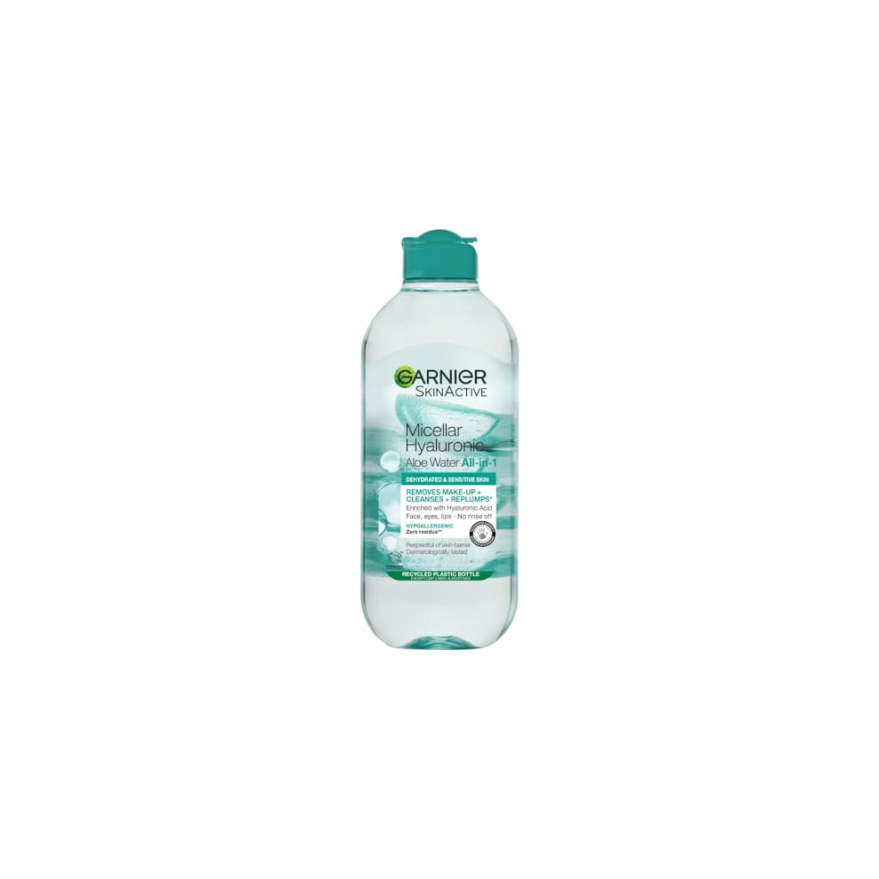 Garnier Micellar Hyaluronic Aloe Cleansing Water For Dehydrated Skin 400ml 400ml