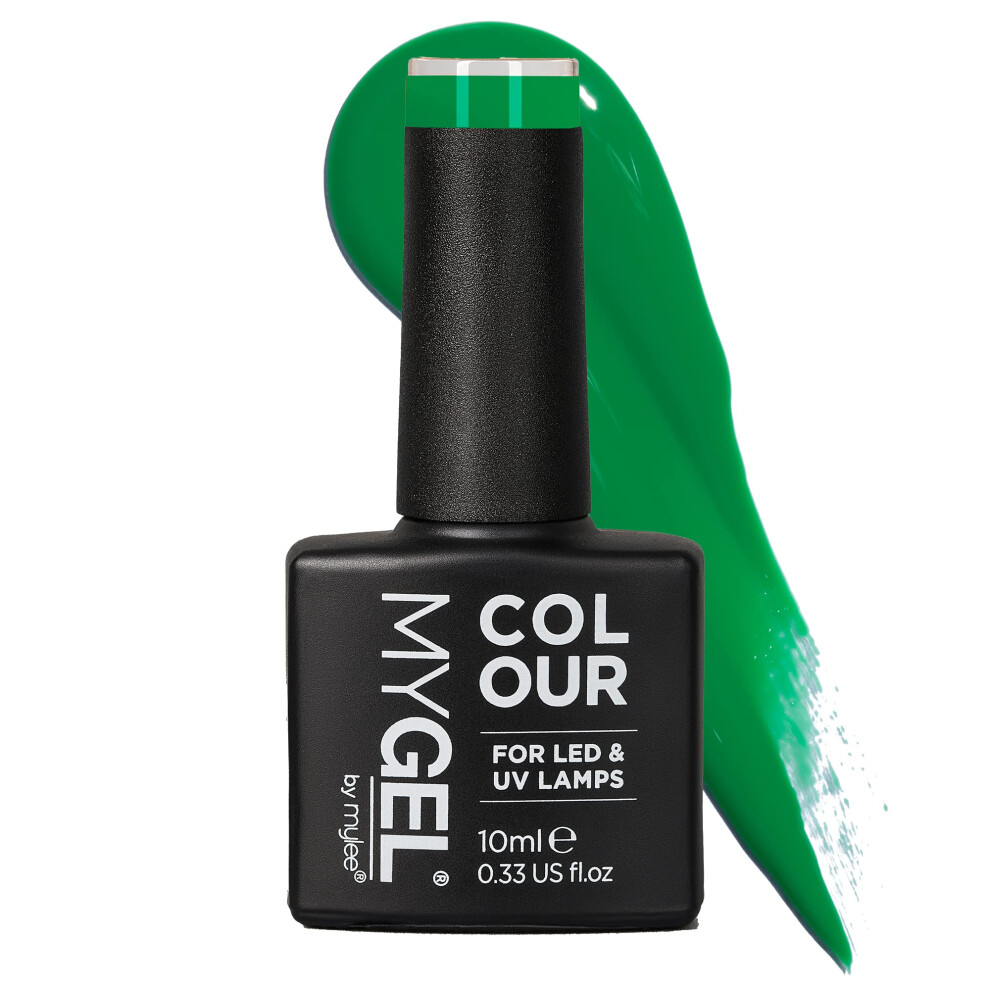 Mylee Gel Nail Polish 10ml [Groovy Green] UV/LED Soak-Off Nail Art Manicure Pedicure for Professional 10ml Green