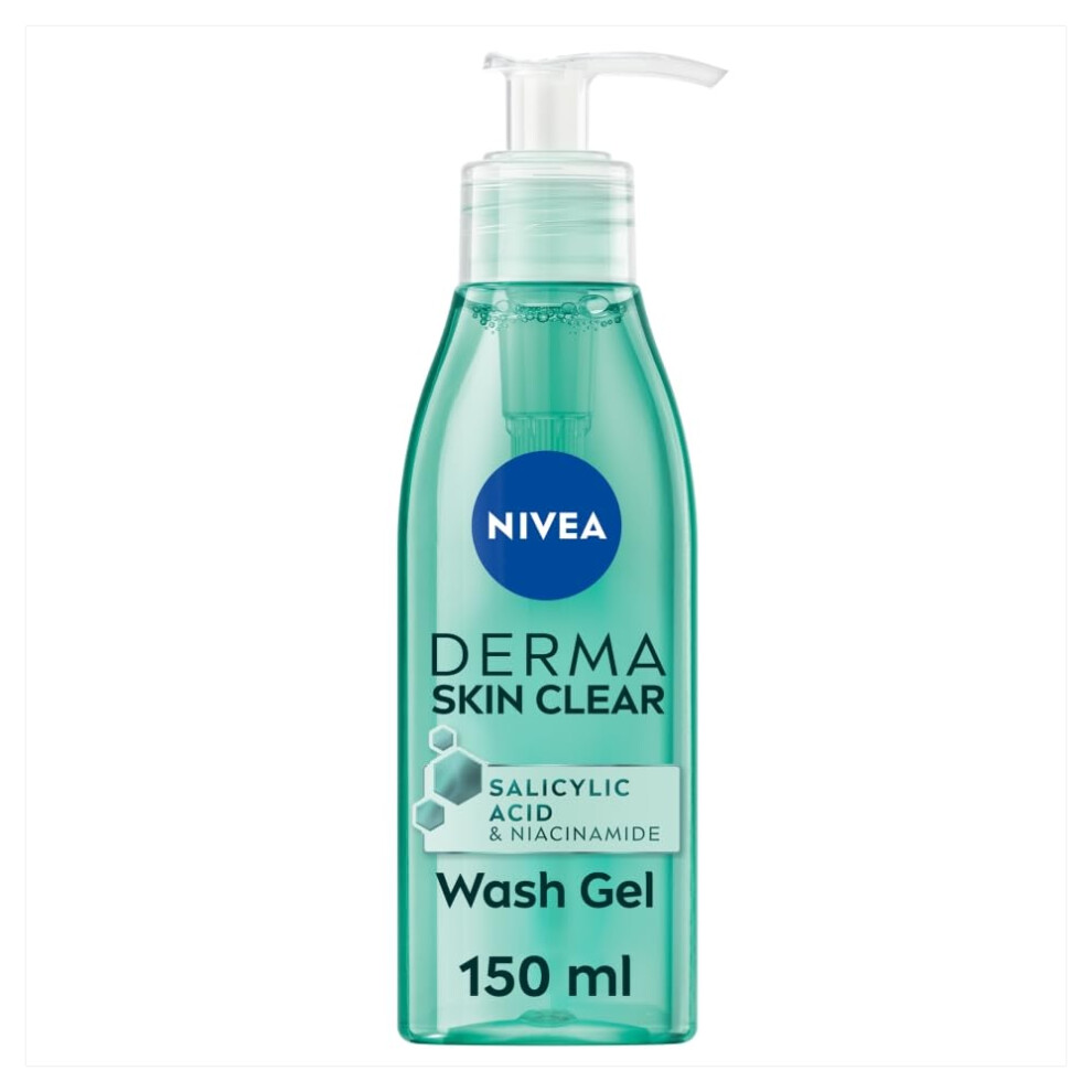 Nivea Derma Skin Clear Wash Gel (150Ml) 150Ml