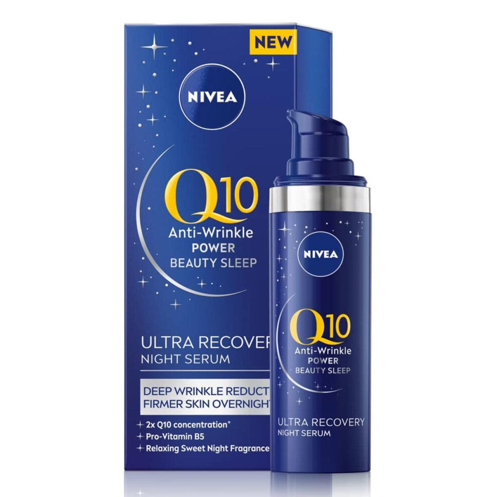 NIVEA Q10 Anti-Wrinkle Power Ultra Recovery Night Serum (30ml) 30ml