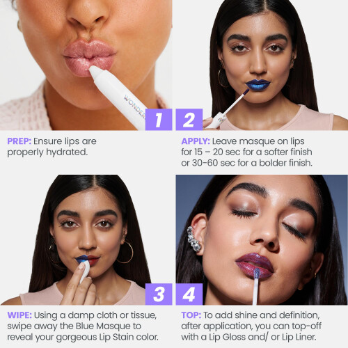 Wonderskin Wonder Blading One Step Lip Stain Masque 2