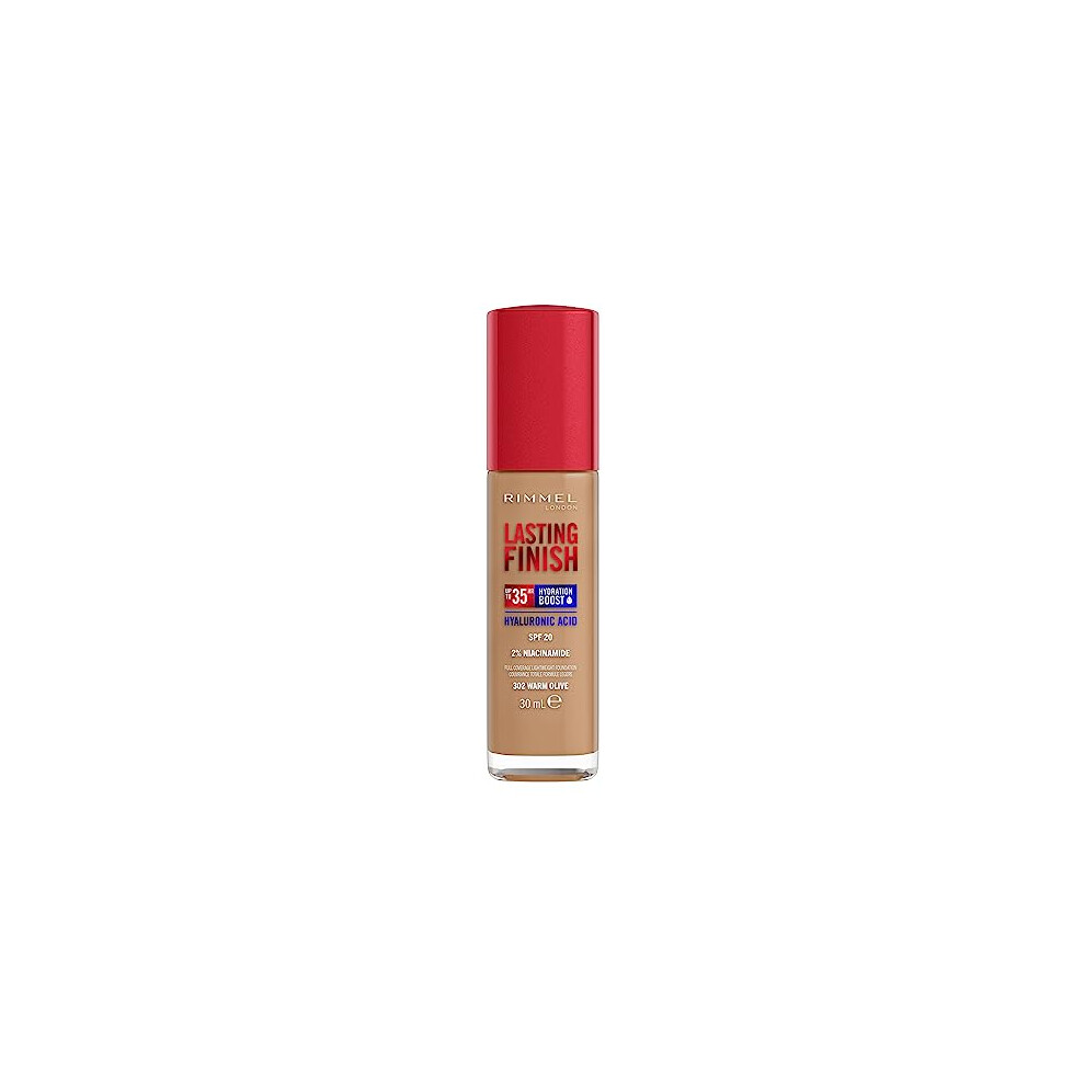 Rimmel Lasting Finish 35Hr Foundation 302 Warm Olive