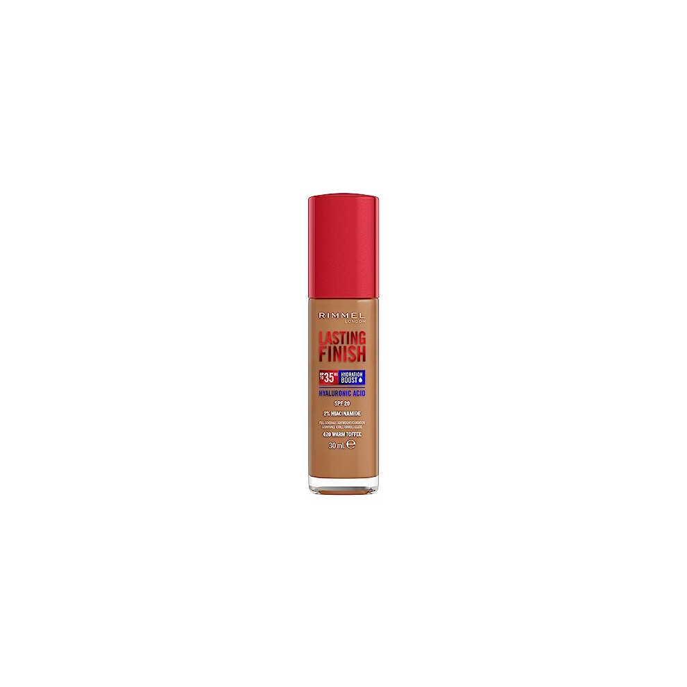 Rimmel Lasting Finish 35Hr Foundation 420 Warm Toffee