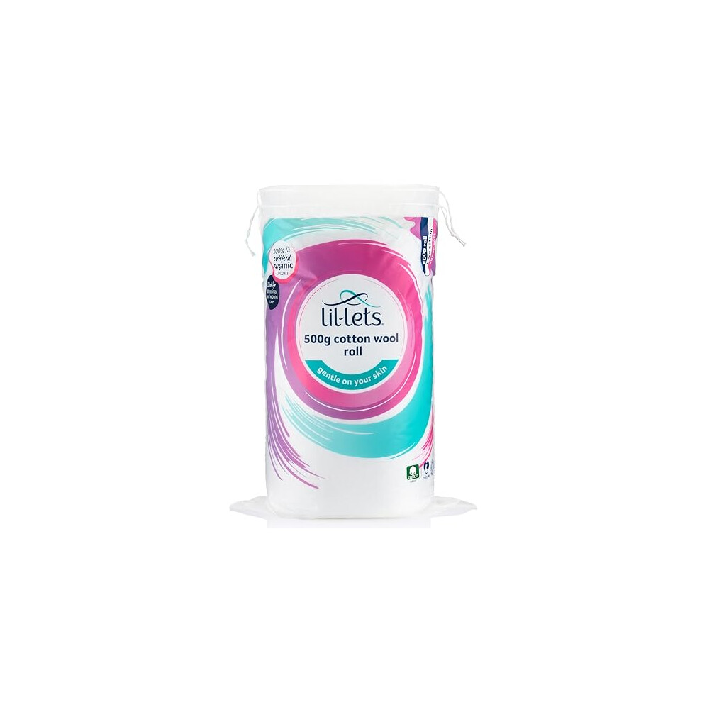 Lil-Lets Cotton Wool Roll 500g