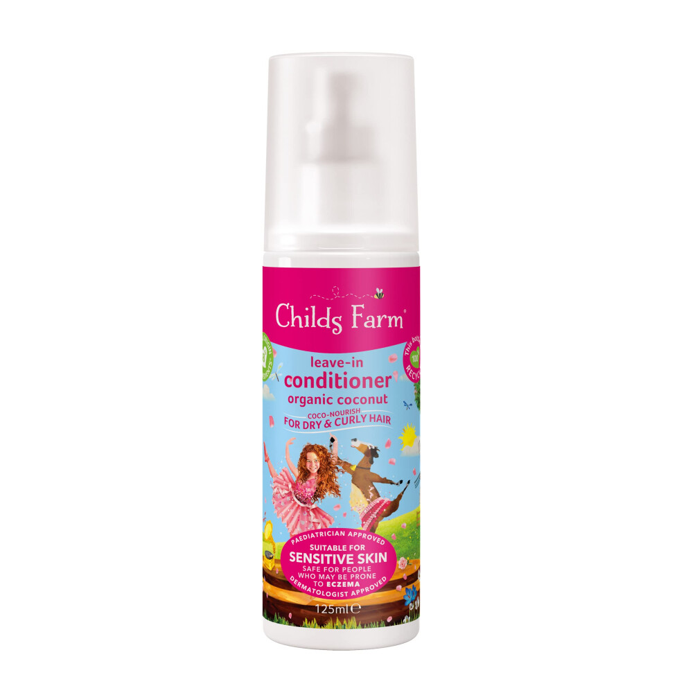 Childs Farm | Kids Coco-Nourish Leave in Conditioner 125ml | Organic Coconut | Dry 125ml