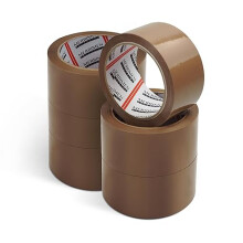 Merrimen Strong Heavy Duty Brown Packaging Tape - 6 Rolls (48MM x 66M)