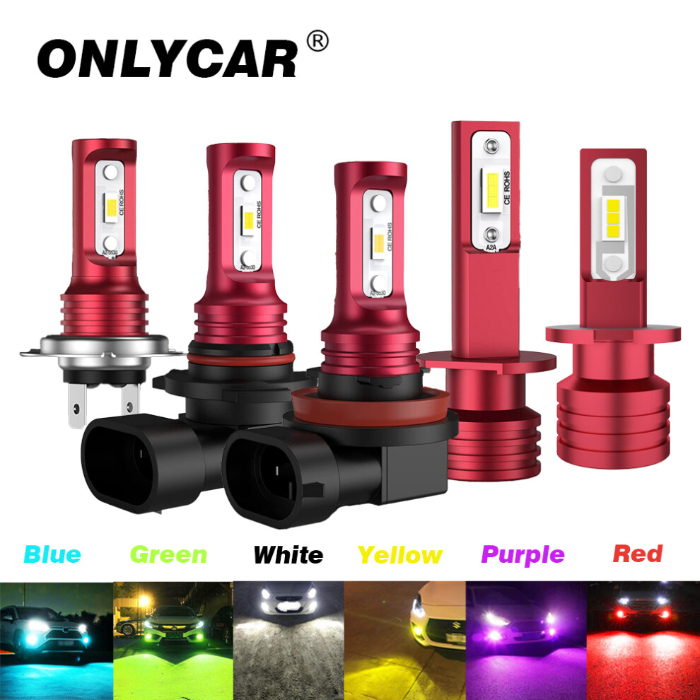 (H3, PURPLE) LED Fog Lamp car light H1 H3 H7 H11 H8 H9 9005 HB3 H10 9040 9006 HB4 5202