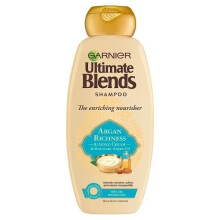 GARNIER ULTIMATE BLENDS ALMOND CREAM & MOROCCAN ARGAN OIL SHAMPOO