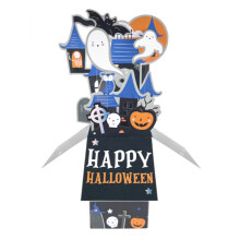 Haunted House Pop Up Halloween Card 3D Clever Cubes Greeting Card