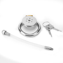 Male Chastity Cage Metal Penile Lock Stainless Ste