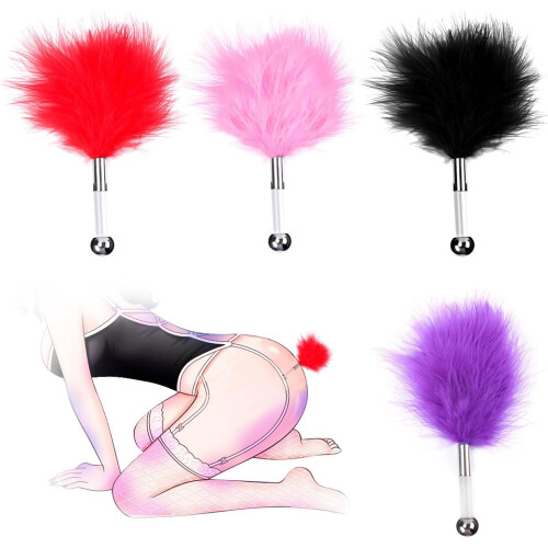 Anal Butt Plug With Faux Silver Fox Tail And Ear-A 1