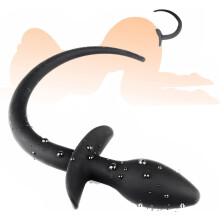 Butt Anal Plug With Imitation Dog Tail For Adult P